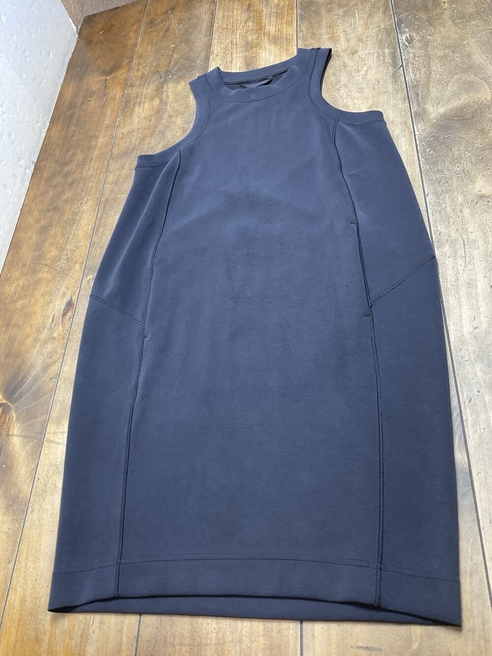 Lululemon Black Softstreme Back In Action Sleeveless Dress Size 4